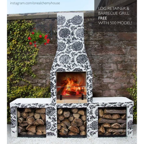 Miflues Garden Fireplace Kit - 500 Model