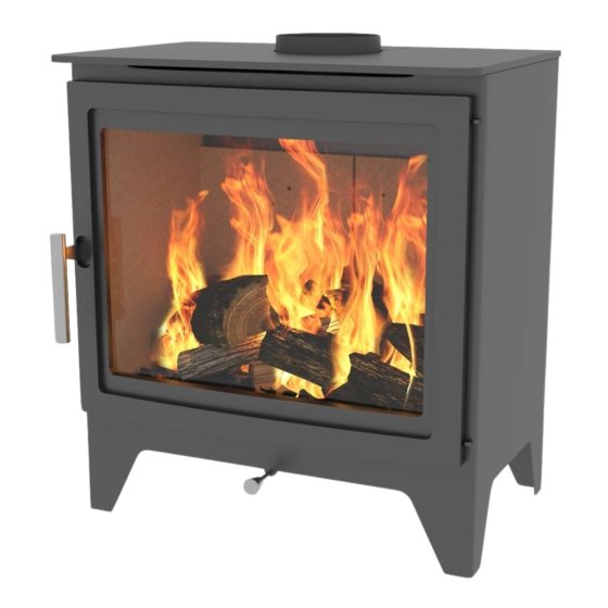 Specflue Oxford Standard Stove W5 wood-burning stove with black finish