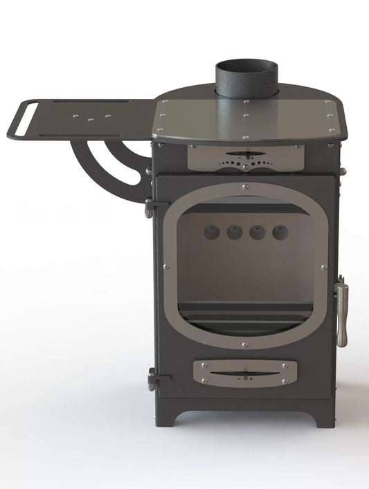 Charlton & Jenrick Go Eco Adventurer 5 Stove Left Hand Warming Shelf