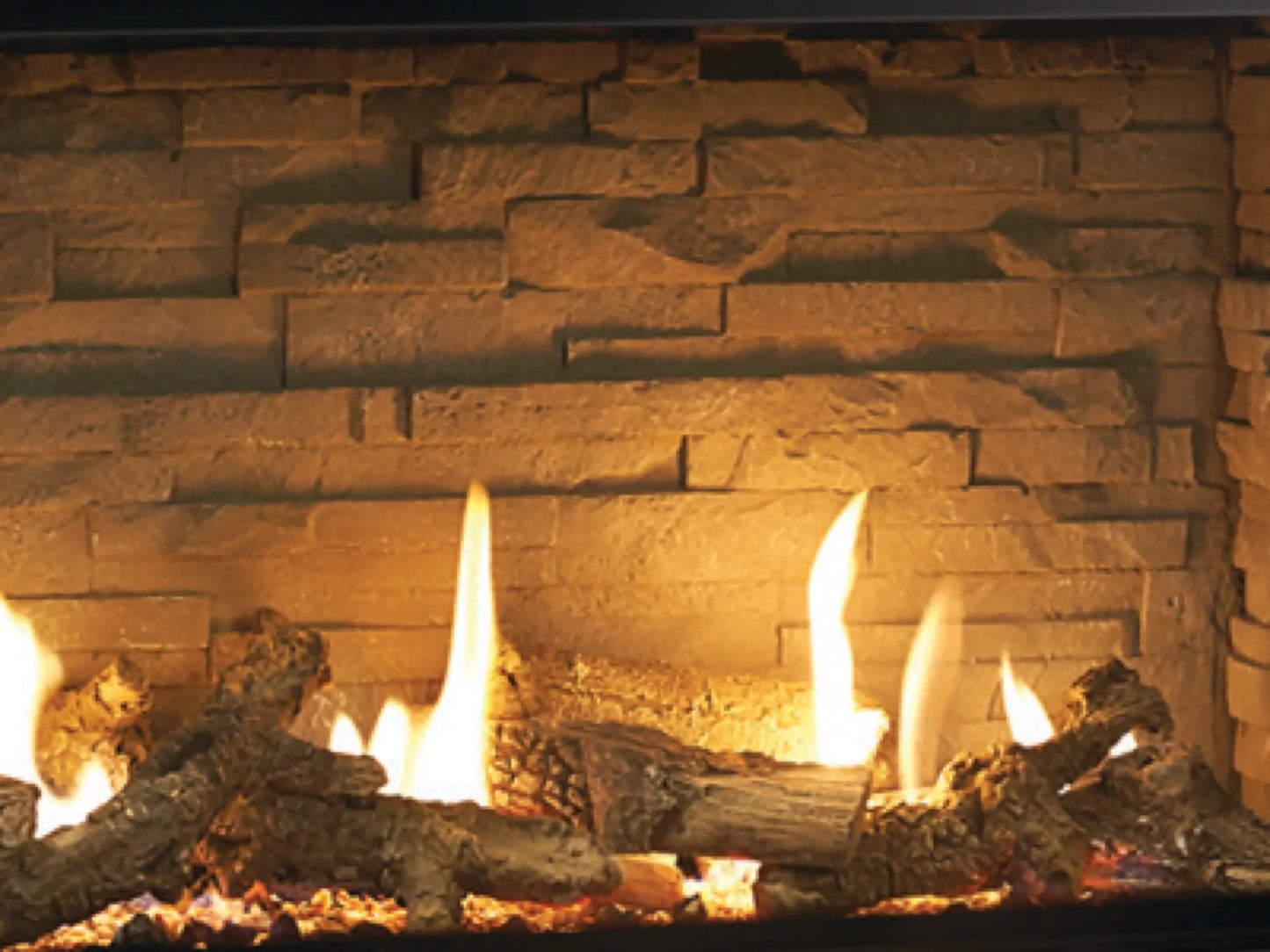 Ledgestone Lining for the Gazco Reflex 105 Conventional Flue Gas Fire