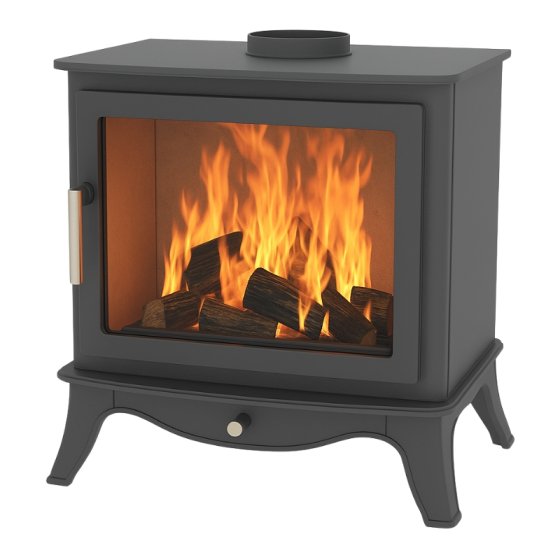 Specflue Oxford Classic Stove W5 wood-burning stove with black finish