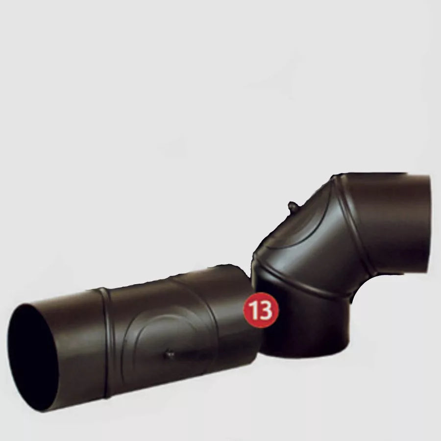Westfire 6″ Grey 0-90⁰ Swivel Elbow