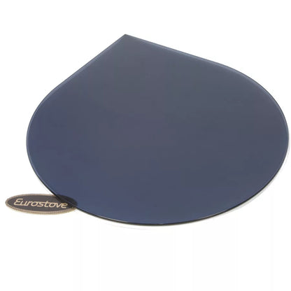 Teardrop 12mm Smoked Glass Floor Plate
