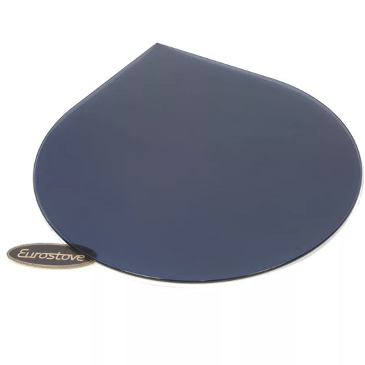 Teardrop 12mm Smoked Glass Floor Plate