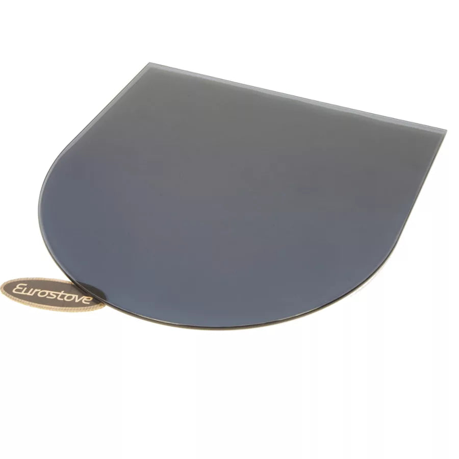 Semi-Circle 12mm Smoked Glass Floor Plate