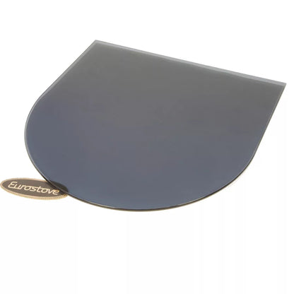Semi-Circle 12mm Smoked Glass Floor Plate
