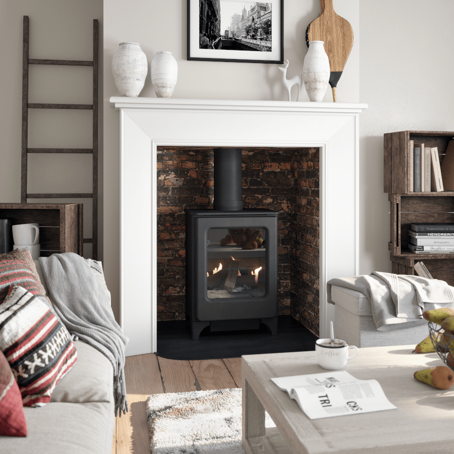 Mendip Ashcott Balanced Flue, Natural Gas Stove
