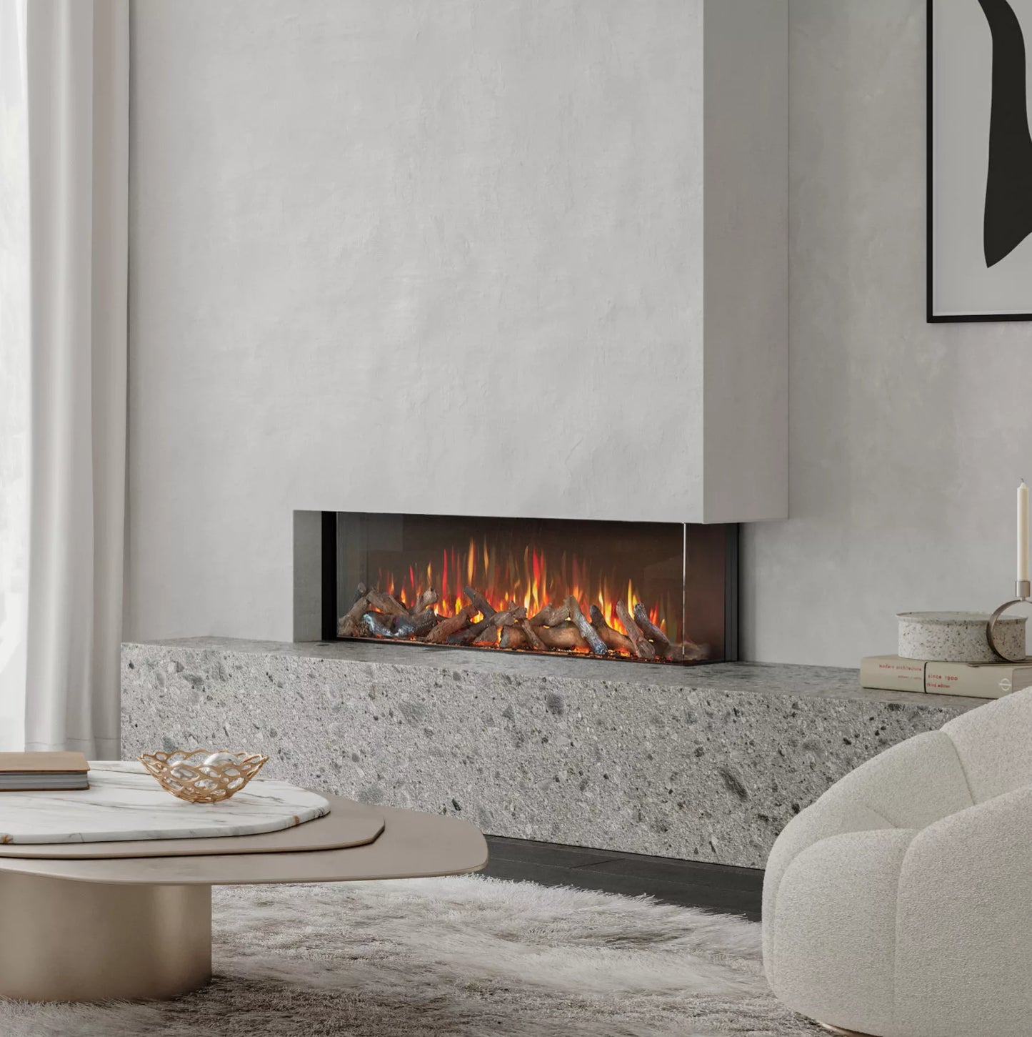 Ilektro 1250 Landscape Electric Fire