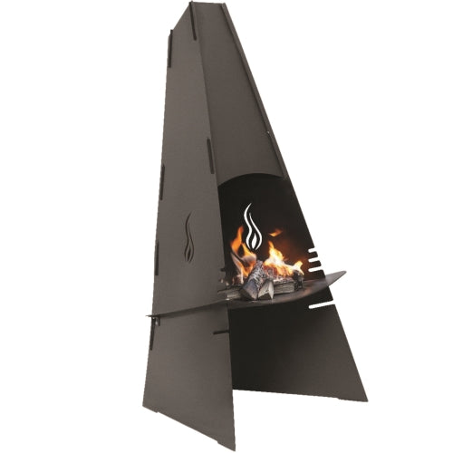 Aduro Outdoor Fireplace - Black