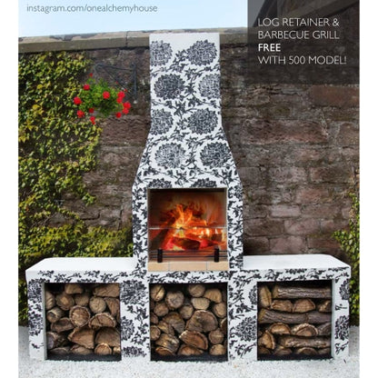 Miflues Garden Fireplace Kit - 500 Model