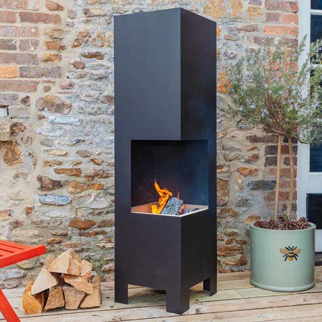 Arada Deck Chimenea (Closed back)