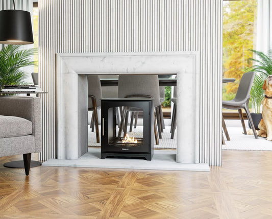 Henley Stoves Hazelwood Double Sided BIO