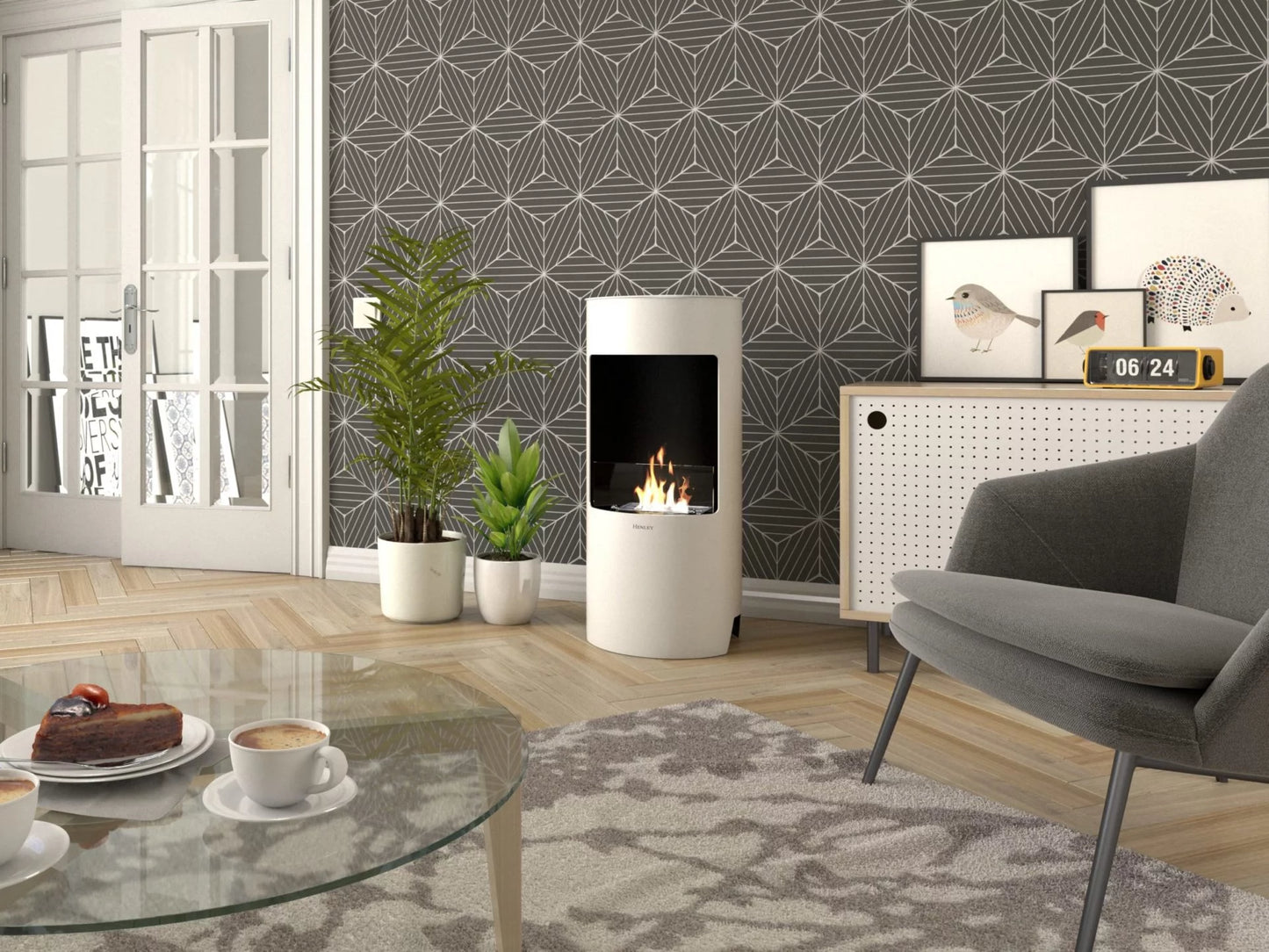 Henley Stoves Paris White