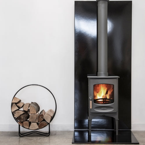 Vlaze Vitreous Enamel 248-HS18-B Heat Shield - Enamel Black