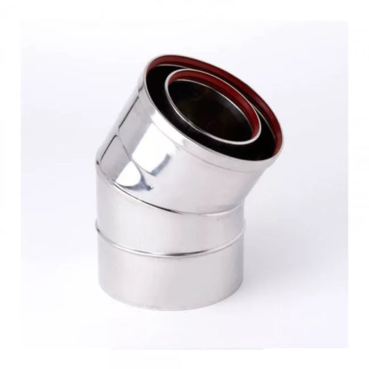 Yeoman Balanced Flue 30° Degree Bend in Anthracite