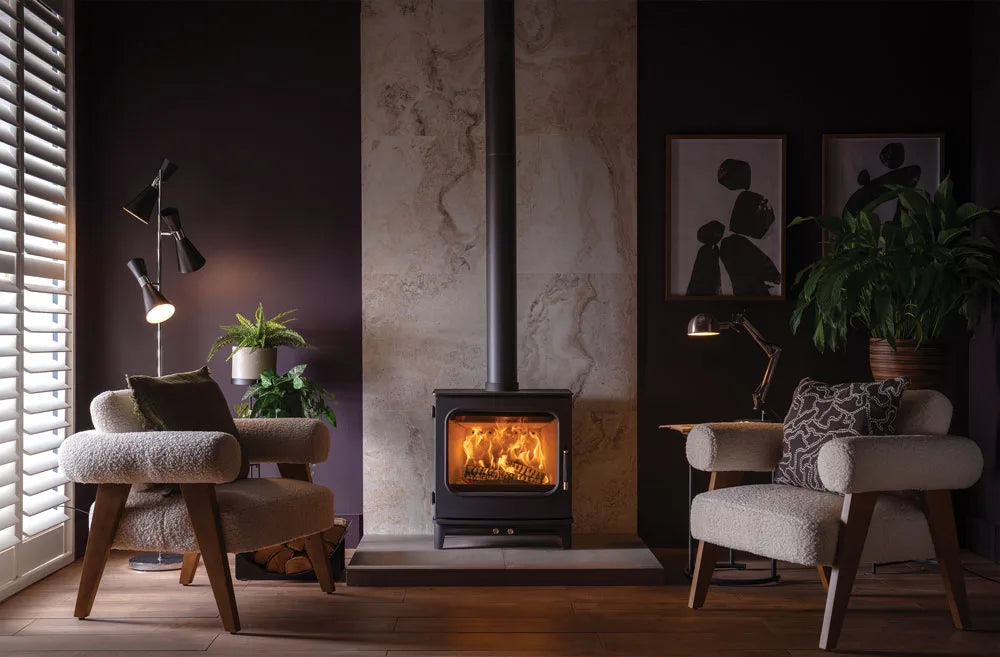 Gazco Onyx Olympus 5 Wide Multifuel Stove