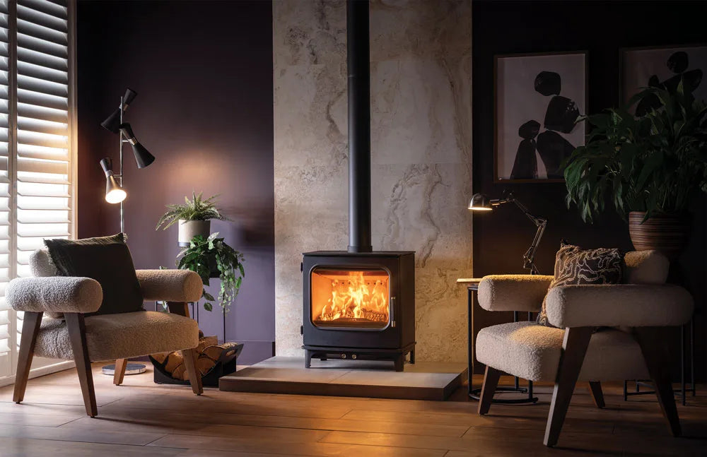 Gazco Onyx Olympus 5 Wide Multifuel Stove