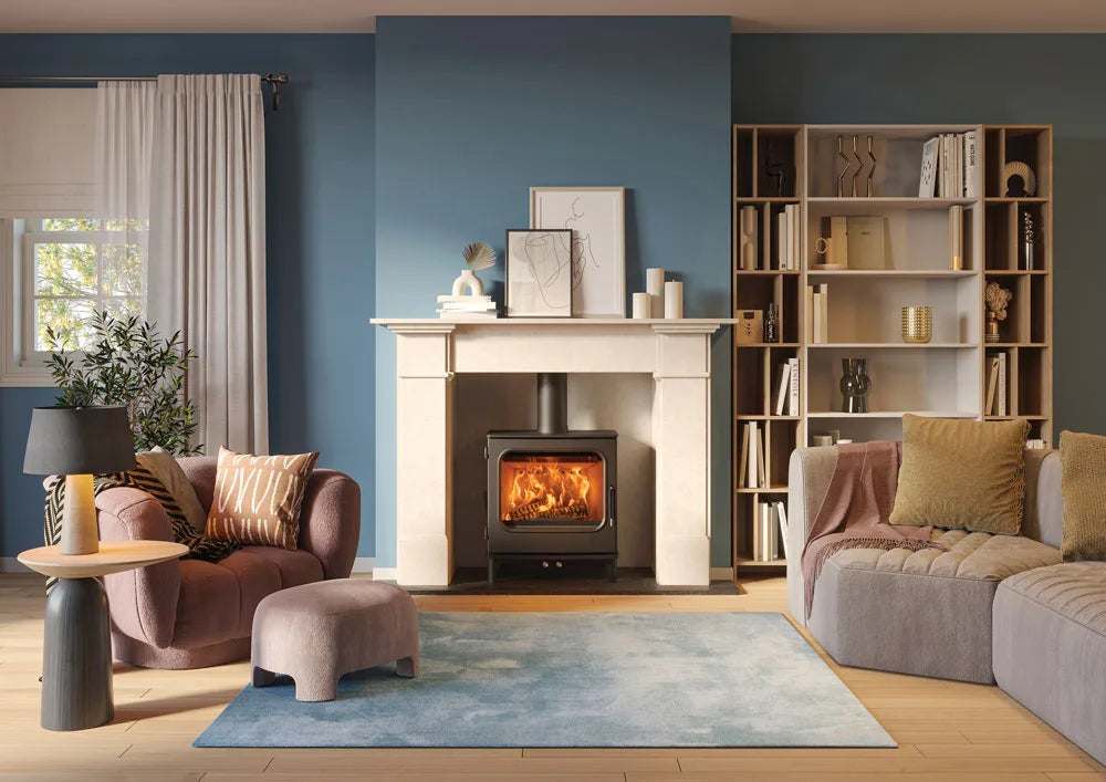 Gazco Onyx Olympus 5 Wide Multifuel Stove