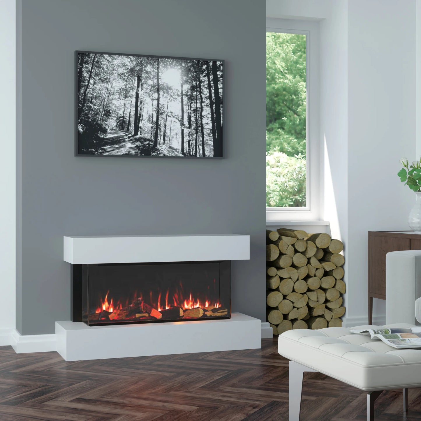 OER Alpine Electric Fireplace
