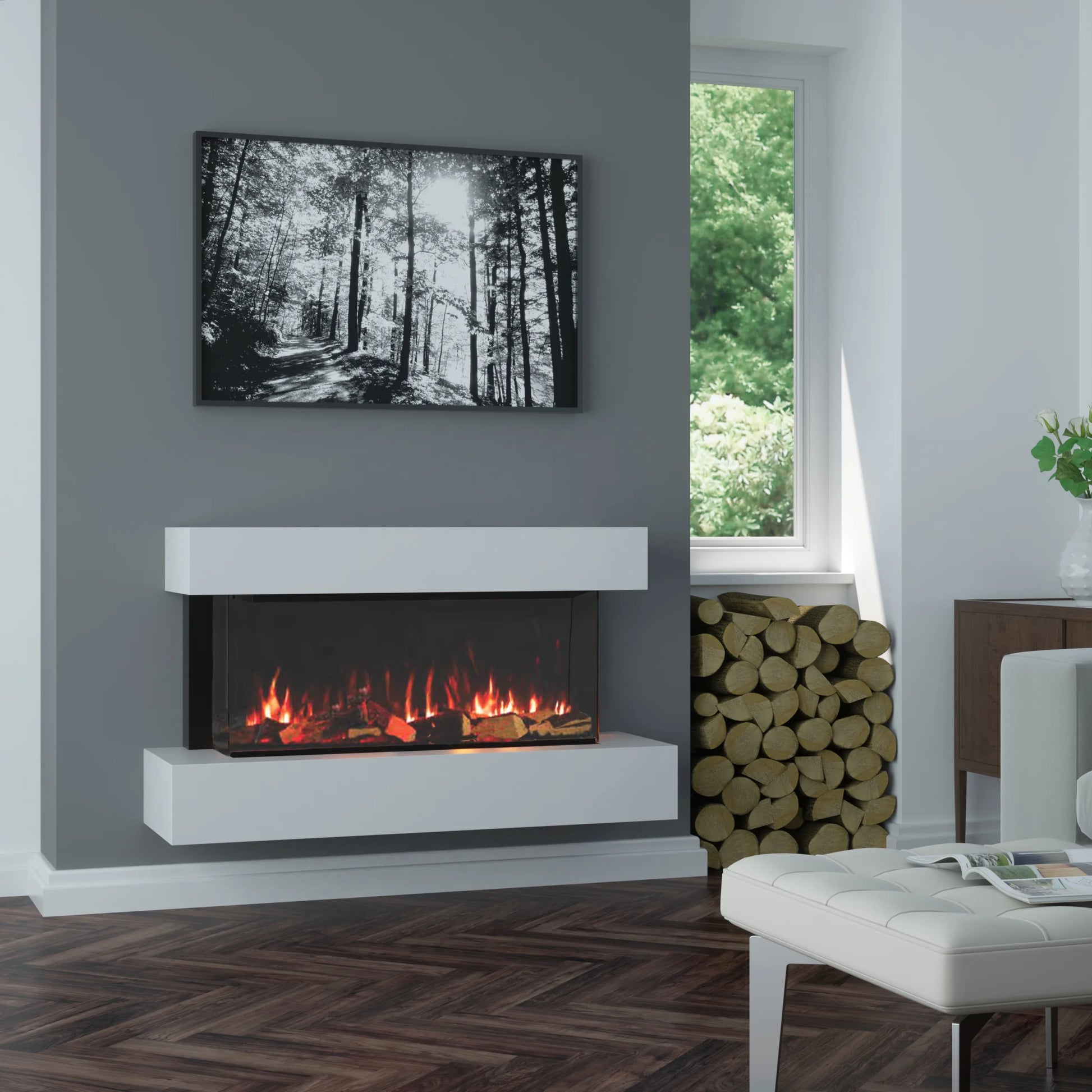 OER Alpine Electric Fireplace