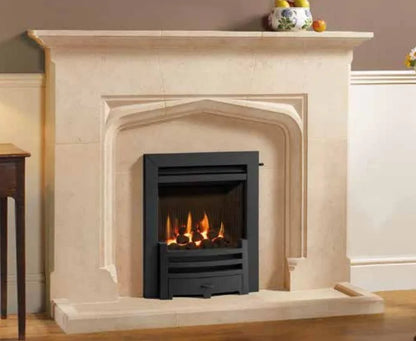 Logic Convector (Slide control) with coal-effect and Matt Black Arts front