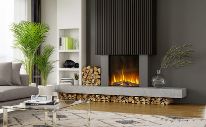 Aurora 650 Insert Electric Fire with Exclusive Log Set
