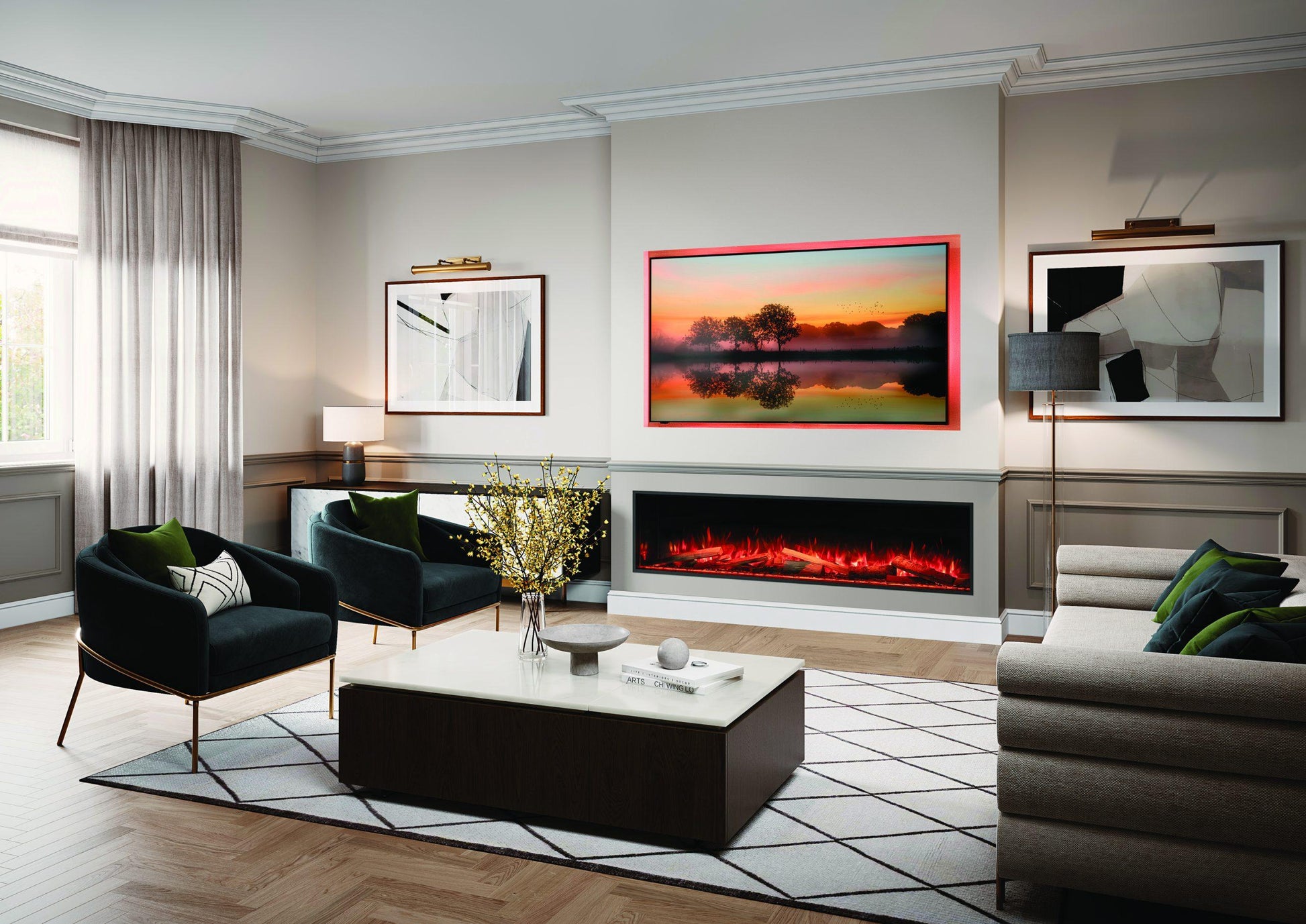 Gazco Onyx Avanti 190RW Electric Fire
