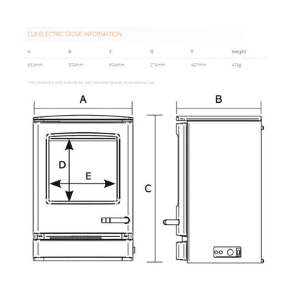 CL8 Electric Stove
