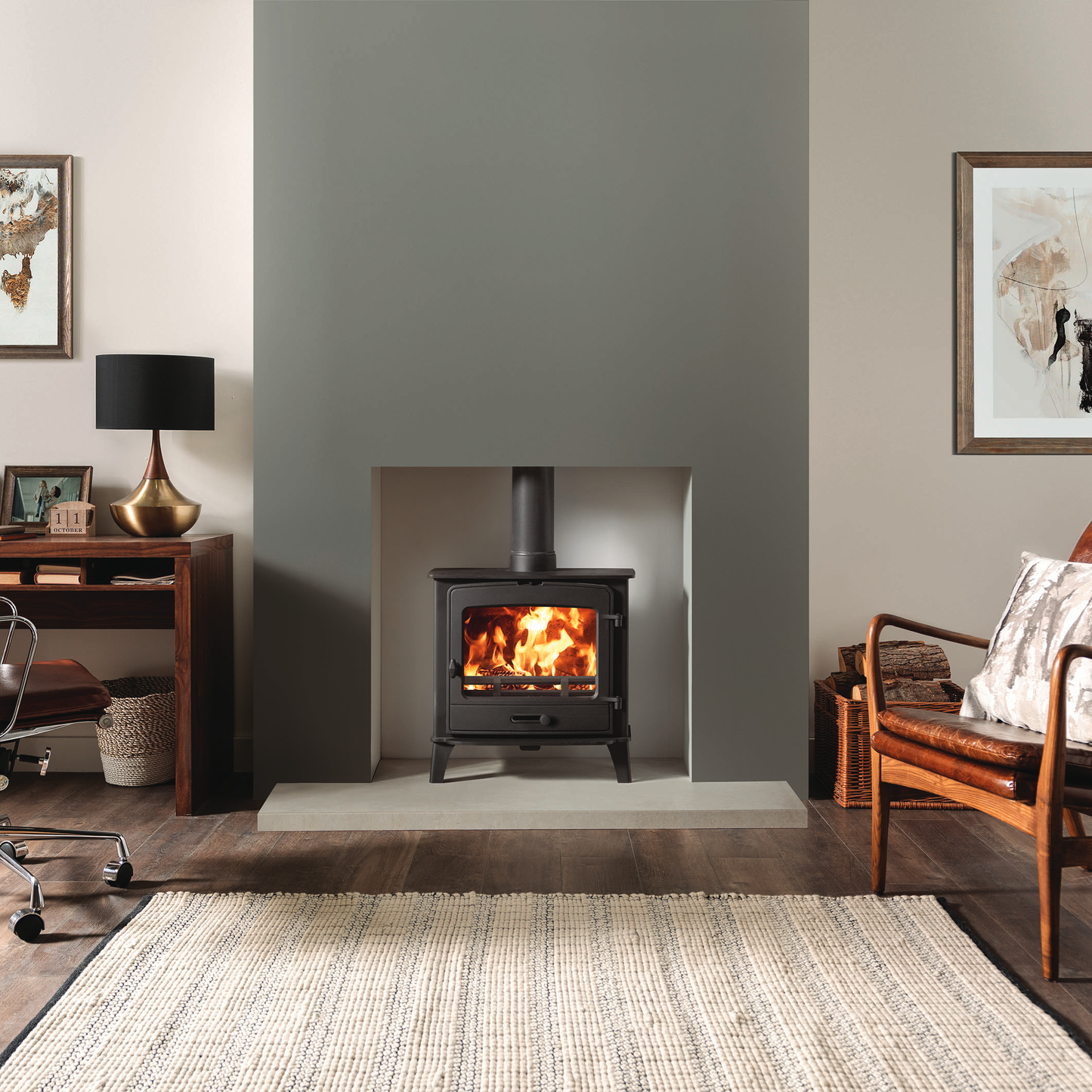 Stovax County 5 Wide Multifuel Stove