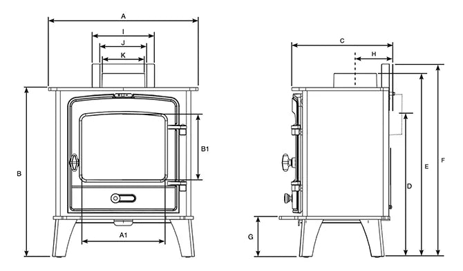 Stovax County 3 Multifuel Stove