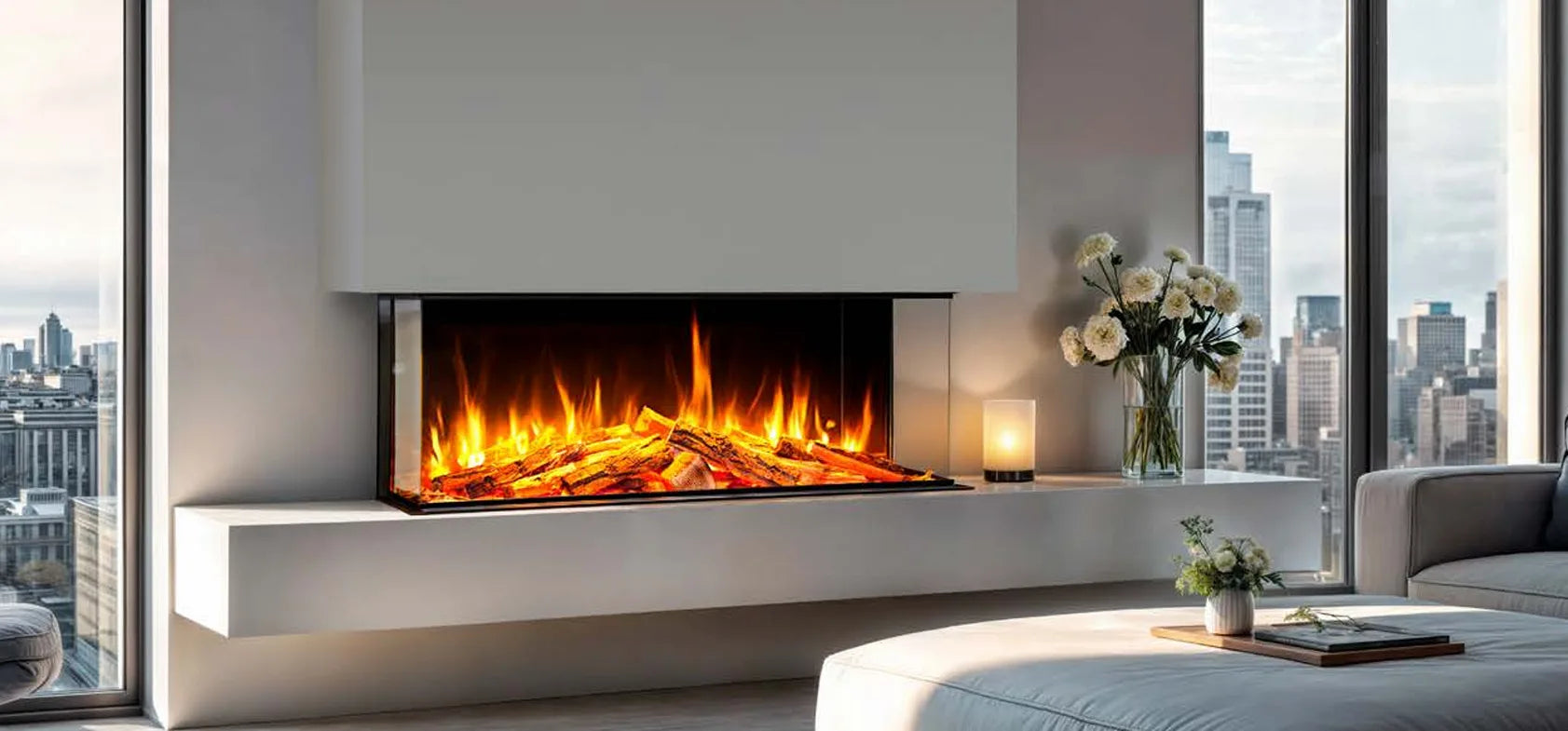 Celsi Electriflame DLX 1000 Midnight Electric Fire