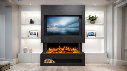 Celsi Electriflame DLX 1250 Midnight Media Wall