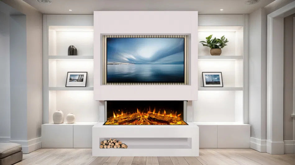 Celsi Electriflame DLX 1250 Midnight Media Wall