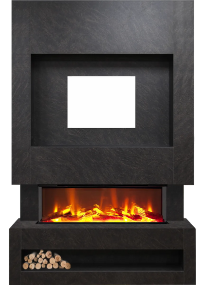 Celsi S1000 Cupria Slate Media Wall Suite