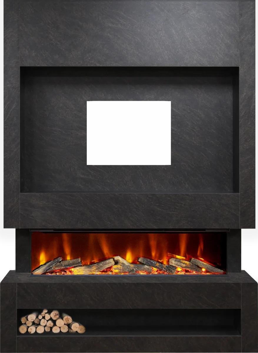 Celsi S1250 Cupria Slate Media Wall Suite