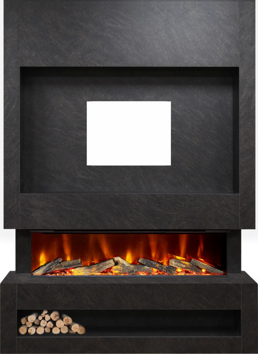 Celsi S1250 Cupria Slate Media Wall Suite