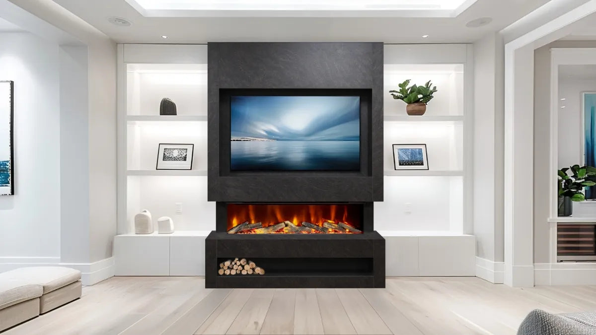 Celsi S1250 Cupria Slate Media Wall Suite