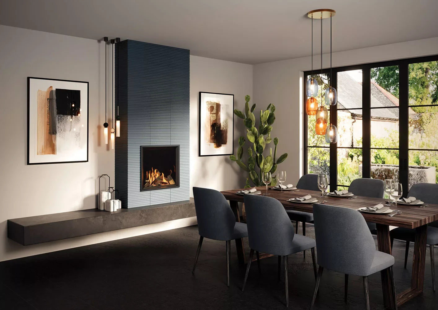 Gazco Onyx Eclipse 60HL Natural Gas Fire