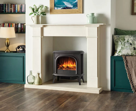 Gazco Huntingdon 30 Clear Door Electric Stove