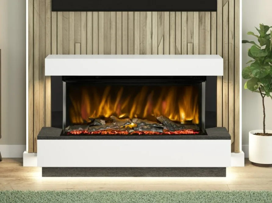 Elgin & Hall Evento Timber Electric Fireplace