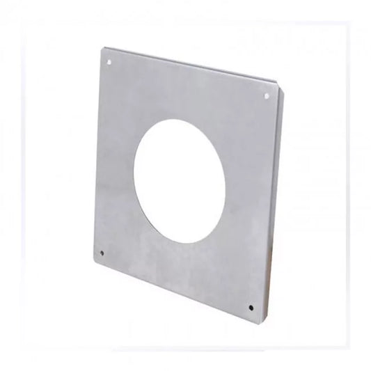 Gazco Balanced Flue Stainless Steel External Wall Finishing Plate