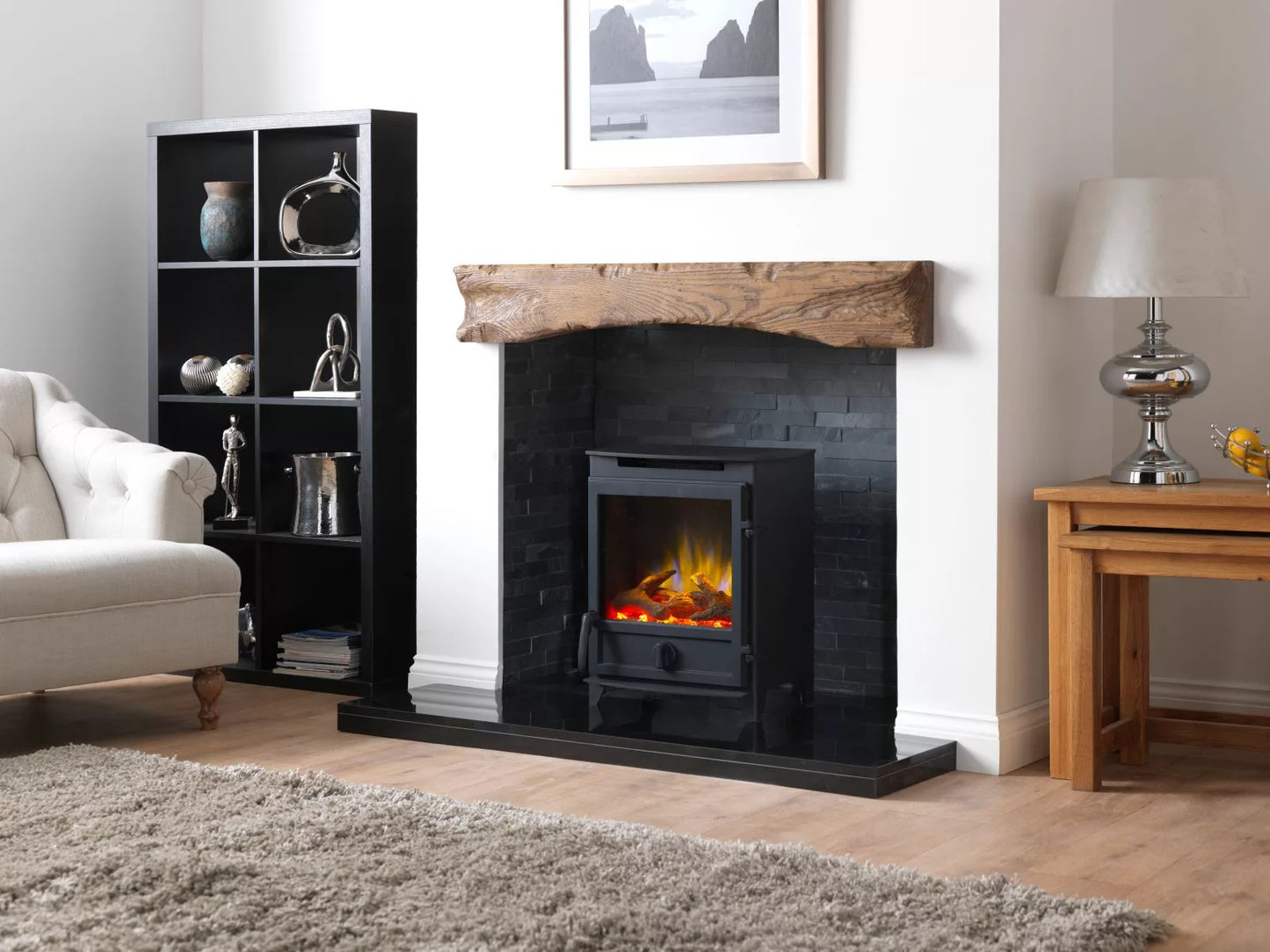 Charlton & Jenrick Electric Square Door Stove