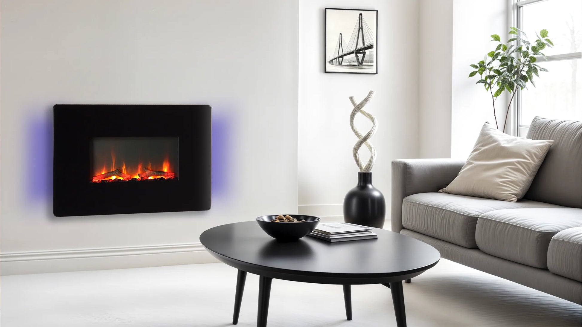 Flavel Flamonik Rapture Wall Mounted Electric Fire