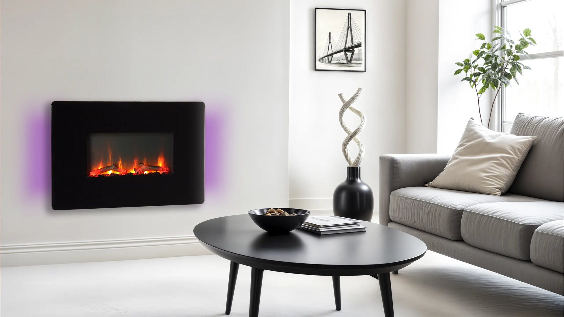 Flavel Flamonik Rapture Wall Mounted Electric Fire