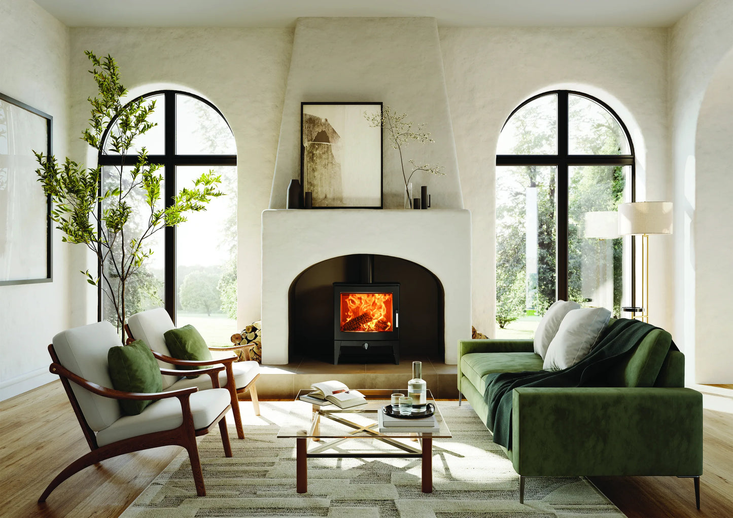 Stovax Futura 8 Long Legs Wood Stove