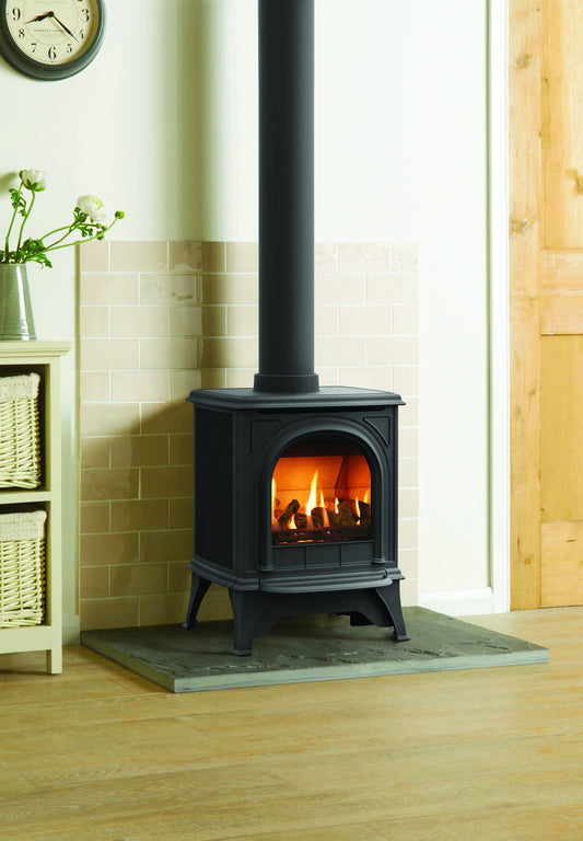 Gazco Huntingdon 20 Clear Conventional Flue Natural Gas Stove