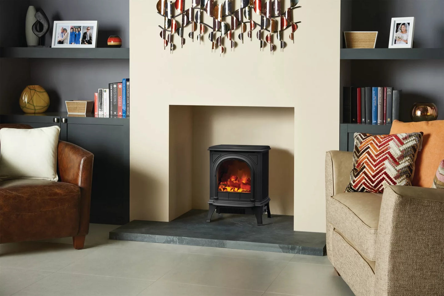 Gazco Huntingdon 20 Clear Door Electric Stove
