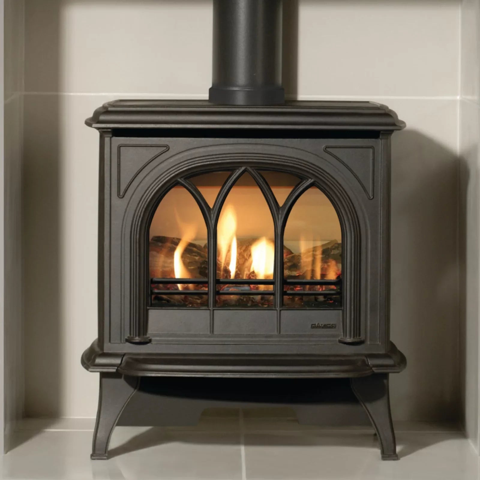 Gazco Huntingdon 30 Tracery Conventional Flue LPG Stove