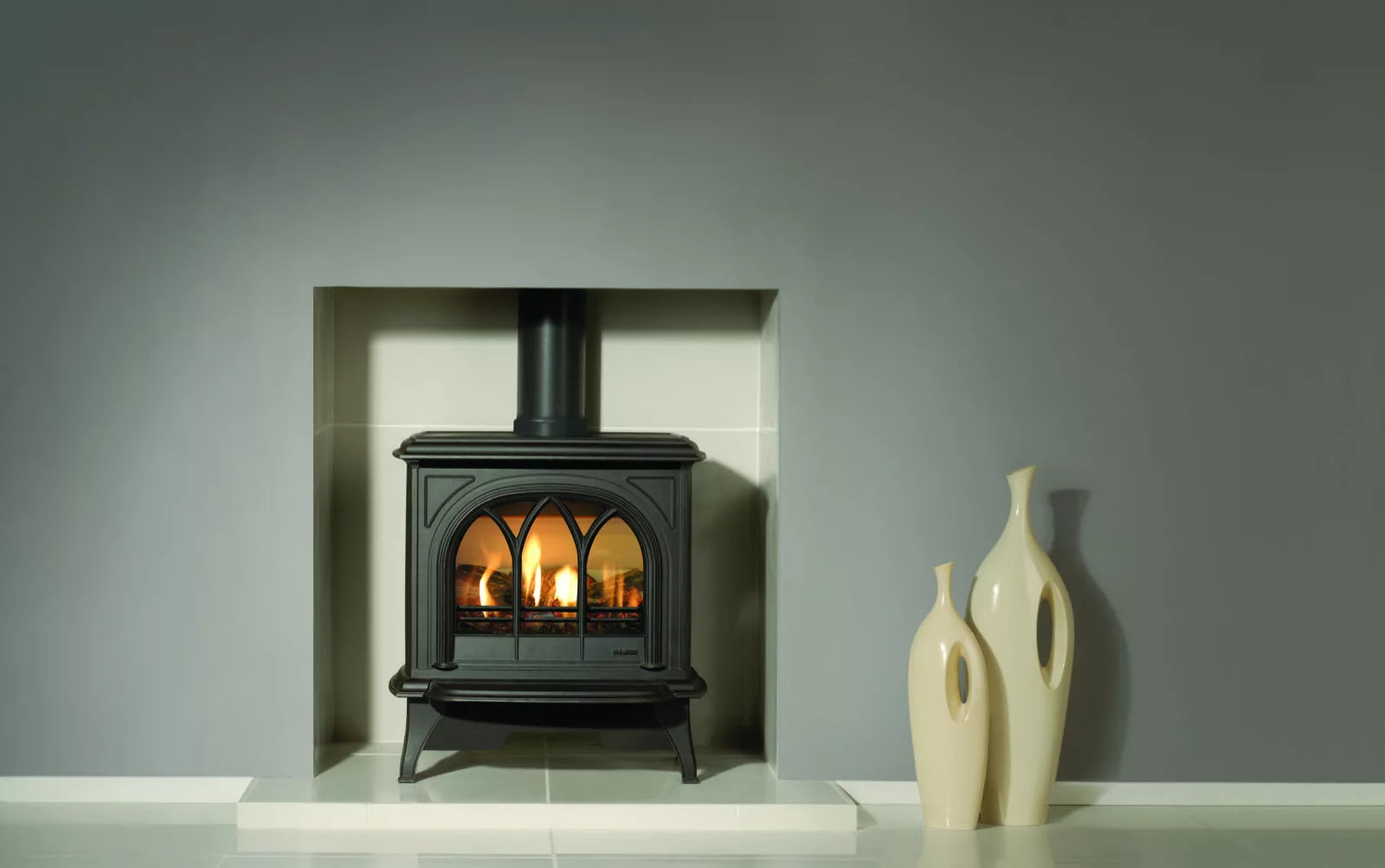 Gazco Huntingdon 30 Tracery Conventional Flue LPG Stove