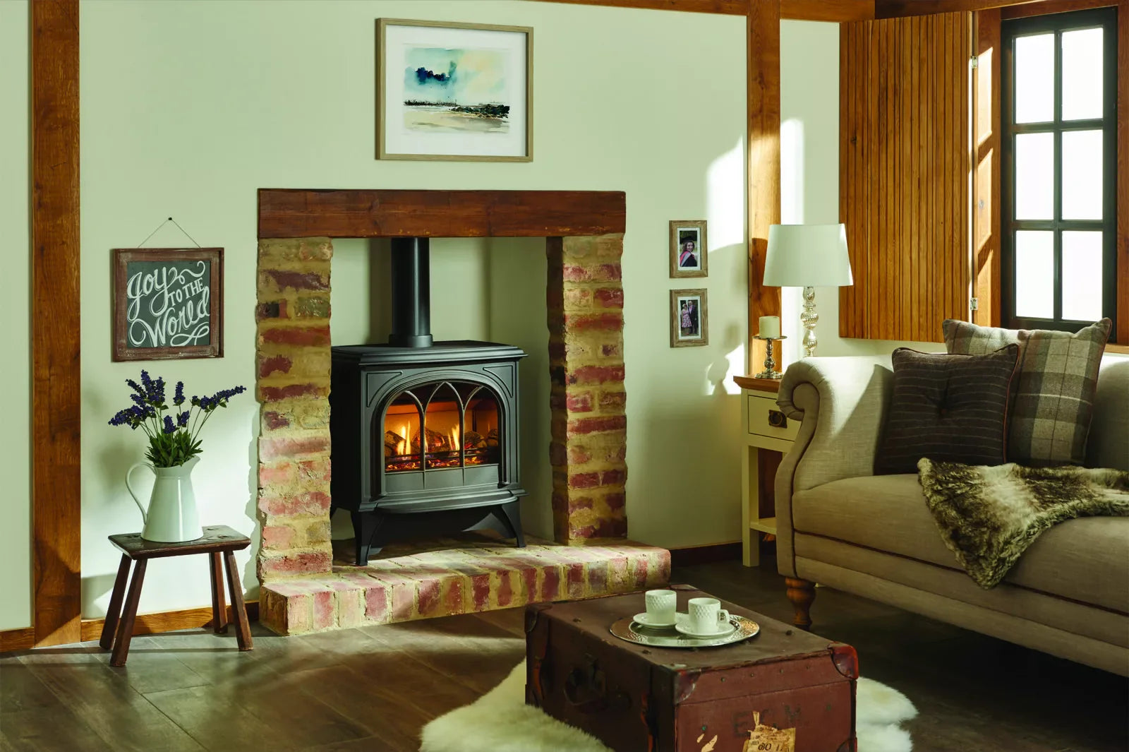 Gazco Huntingdon 40 Tracery Balanced Flue LPG Stove